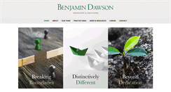 Desktop Screenshot of benjamindawson.com
